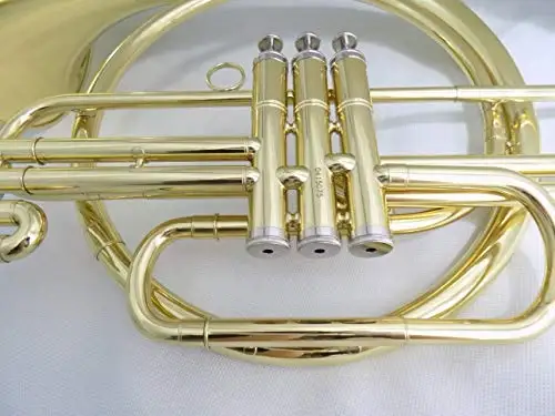Bb key Piston  French Horn Brass body cupronickel leadpipe lacquered with case musical instruments