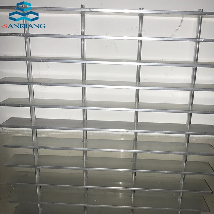 Grip-Strut aluminum bar cross safety walkway grating