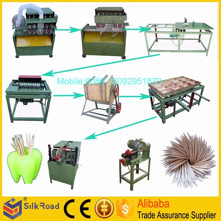 High Efficiency automatic bamboo toothpick making machine