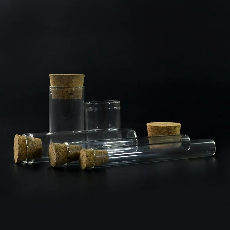 1ml 2ml 10ml 20ml 30ml Mini Clear Wishing Message Glass Bottles Vials With Cork