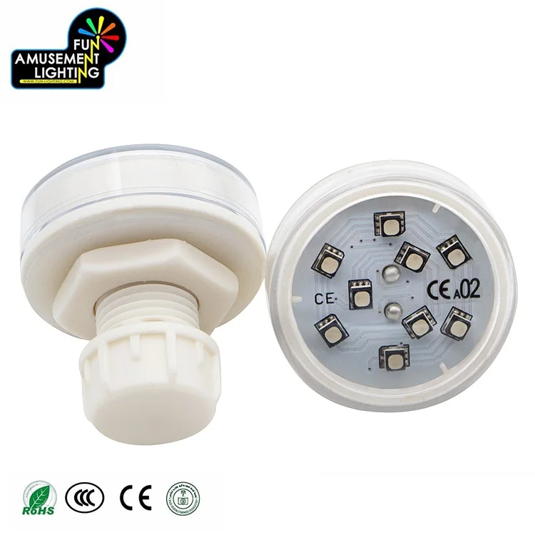 Professional Supplier 180 Degree E14 RGB Amusement Lamp For Amusement Ride