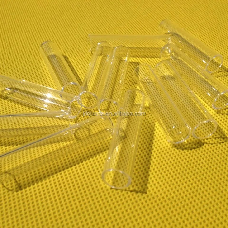 Clear Fused Quartz Tube ( One End Closed )
