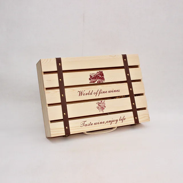 Деревянная винная коробка под заказ от производителя