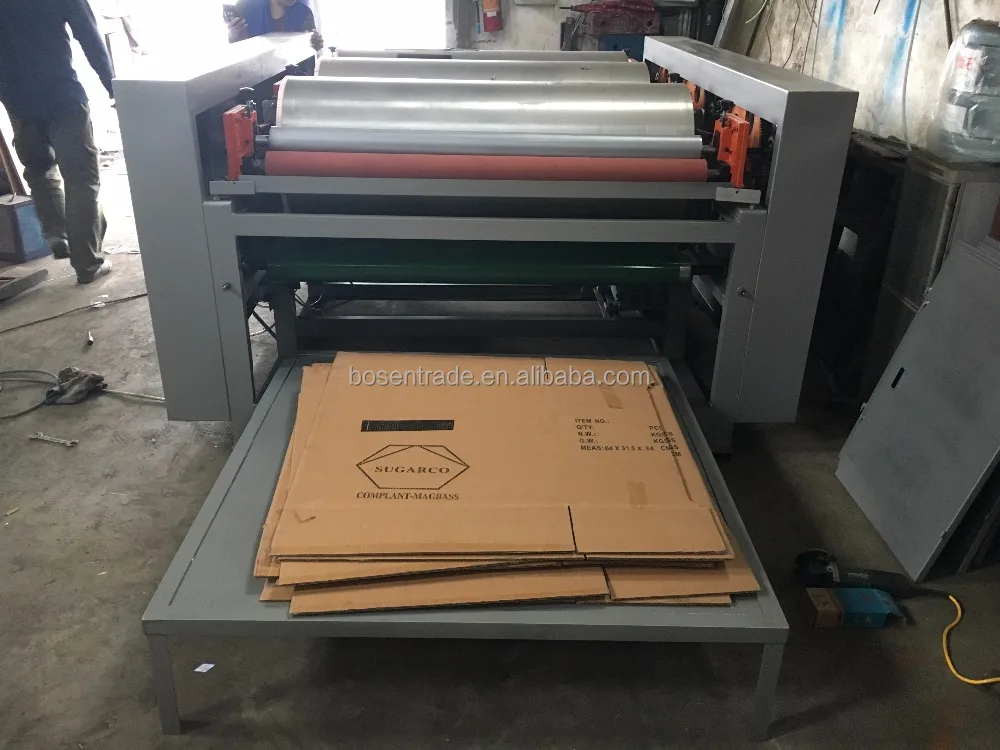 Flexo Corrugated Paperboard Paper Cardboard Printing Machine Flexographic Printer Letterpress Revised Printing