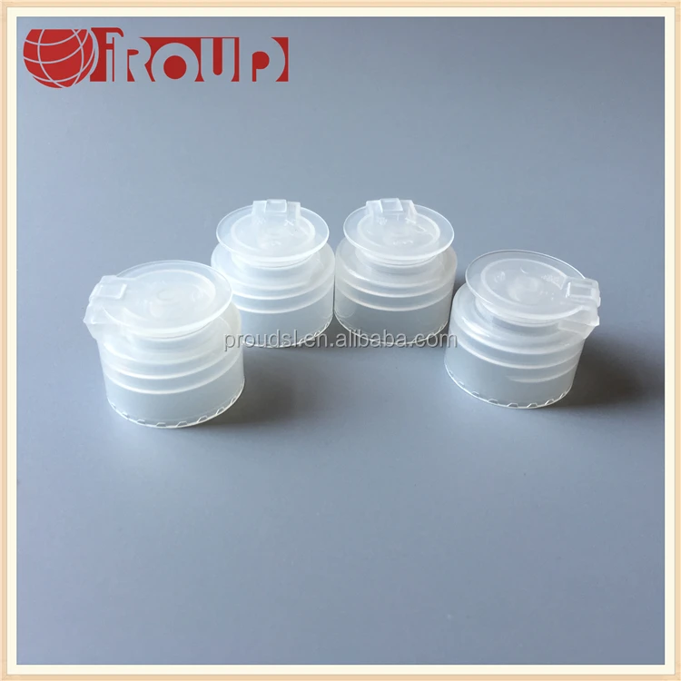 
flip top cap 28mm plastic shampoo bottle caps 