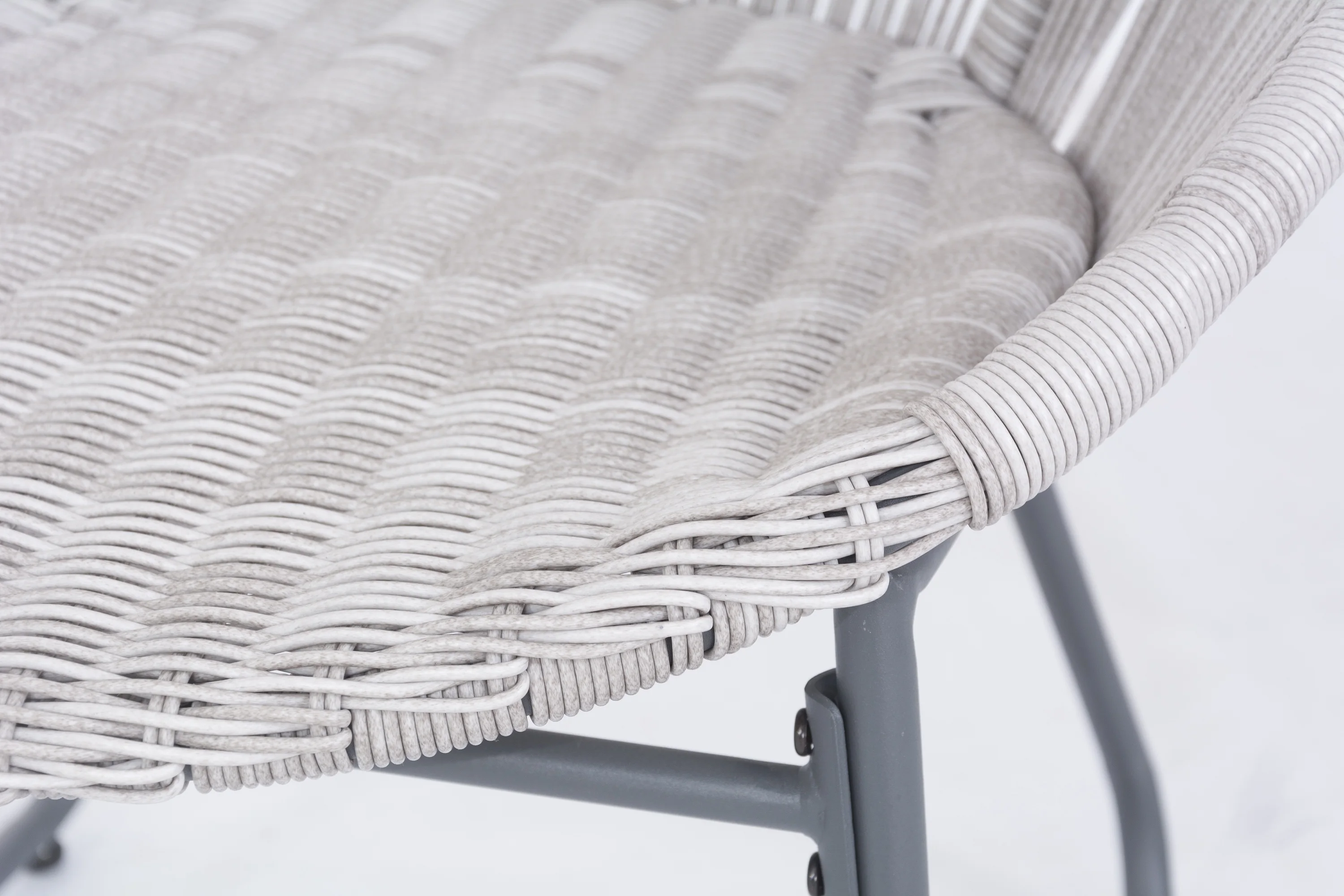 
Best price all- aluminum outdoor 3pcs wicker bistro chair and table for sale 