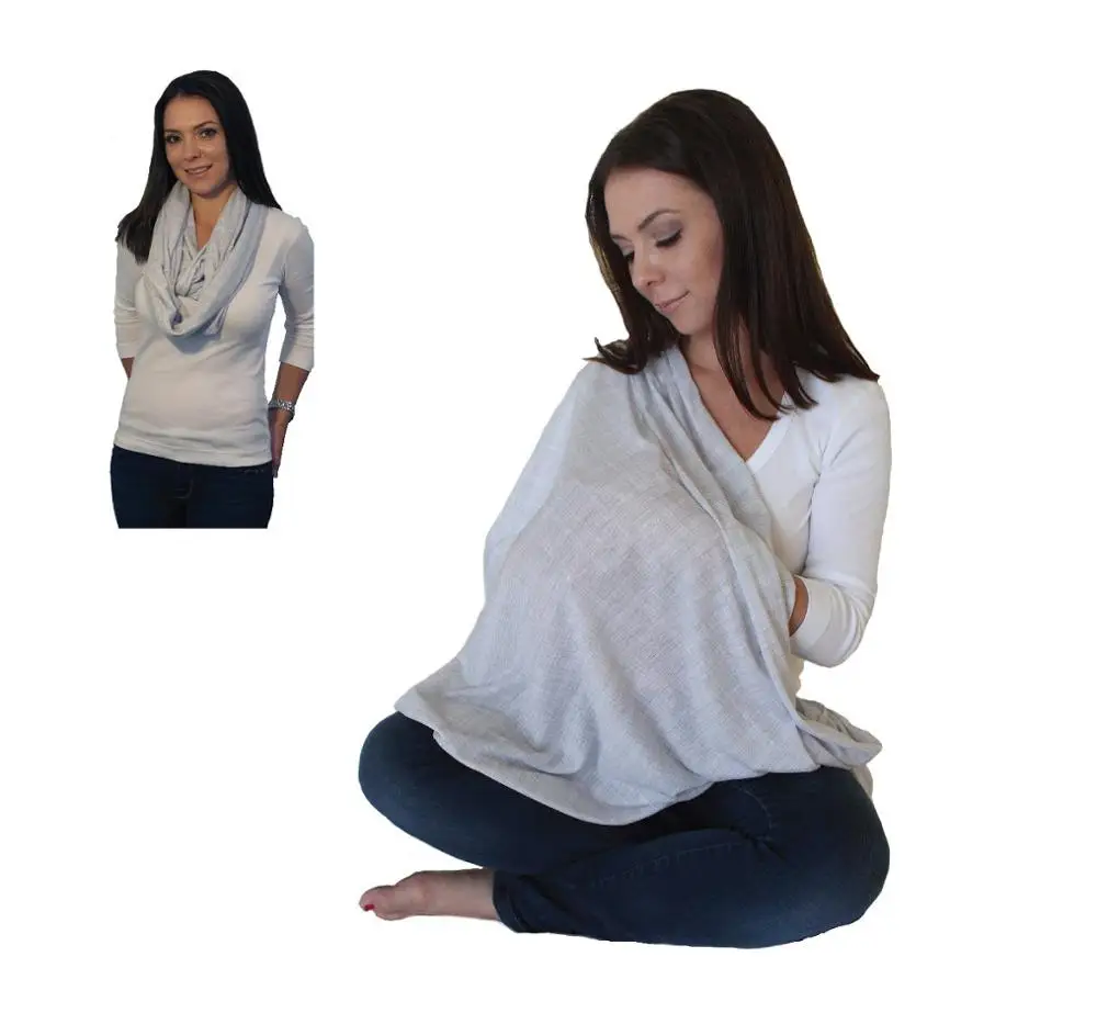 Ultra Soft Nursing Scarf Breastfeeding Cover For Daily Use