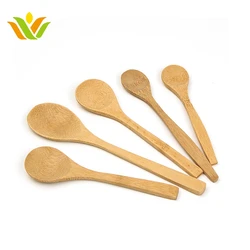 2020 Custom Size Bamboo Flat Bottom Spatula Spoon