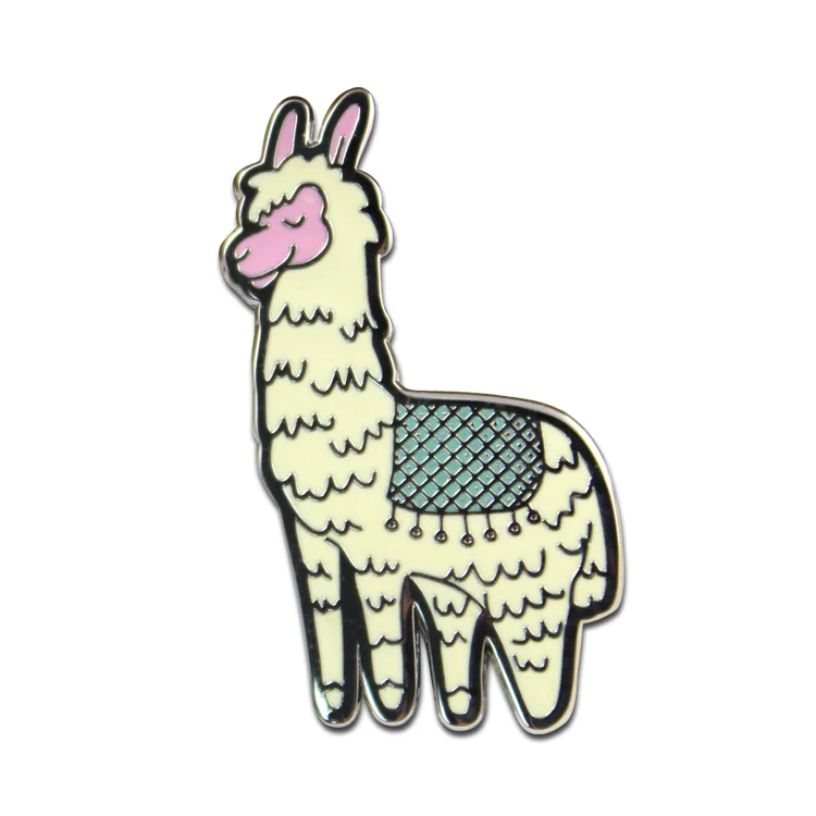 Custom metal enamel logo emblem badge fashion pin badge