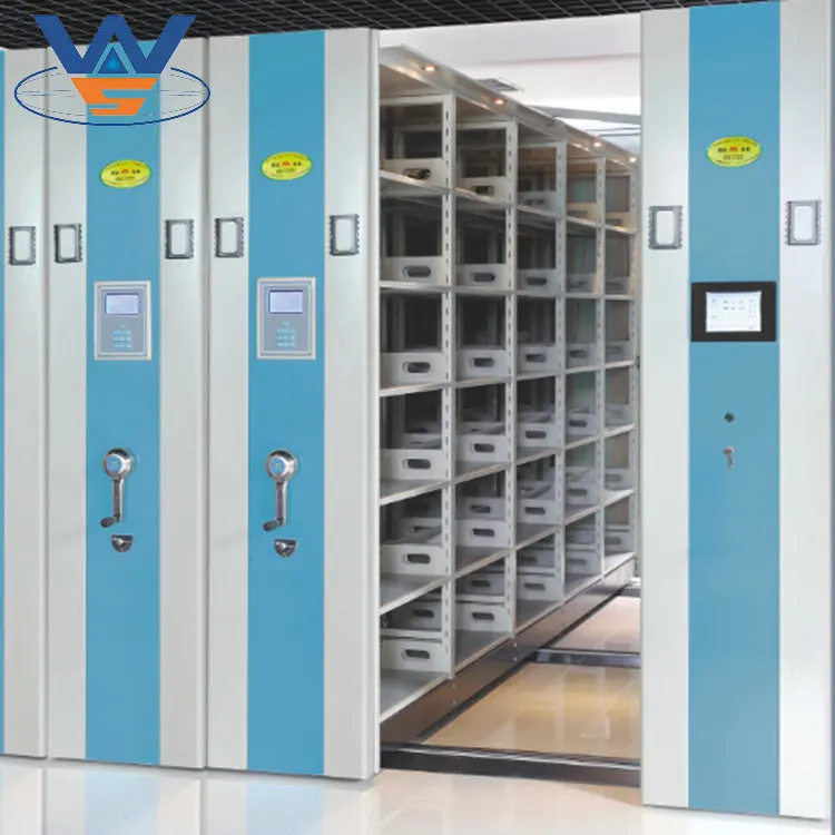 Nanjing Victory Factory Mobile Racking System Manual Mass Office Compact File Shelf