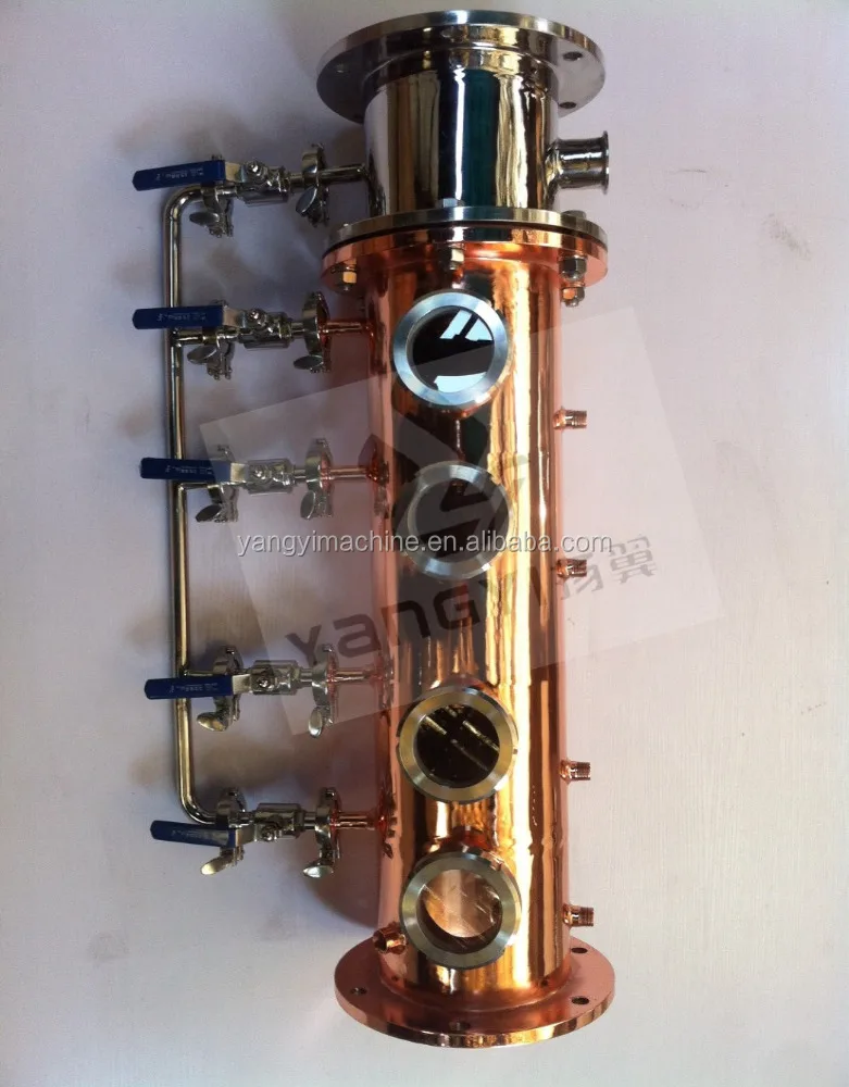Copper Moonshine Still Distillation Column