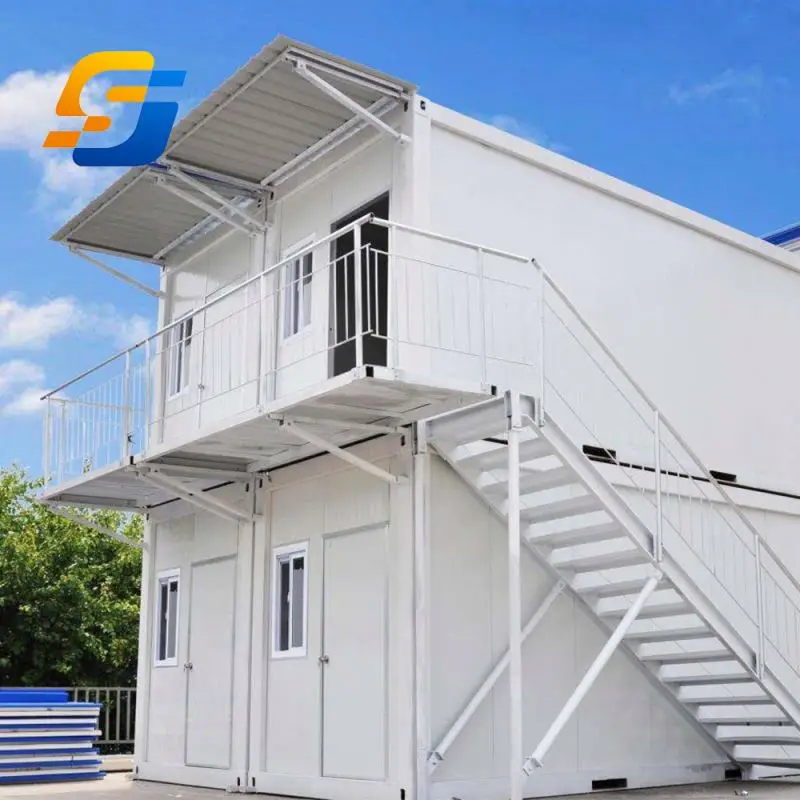 Extensible Waterproof Underground Two Story Container House luxury modular container housing prefab homes