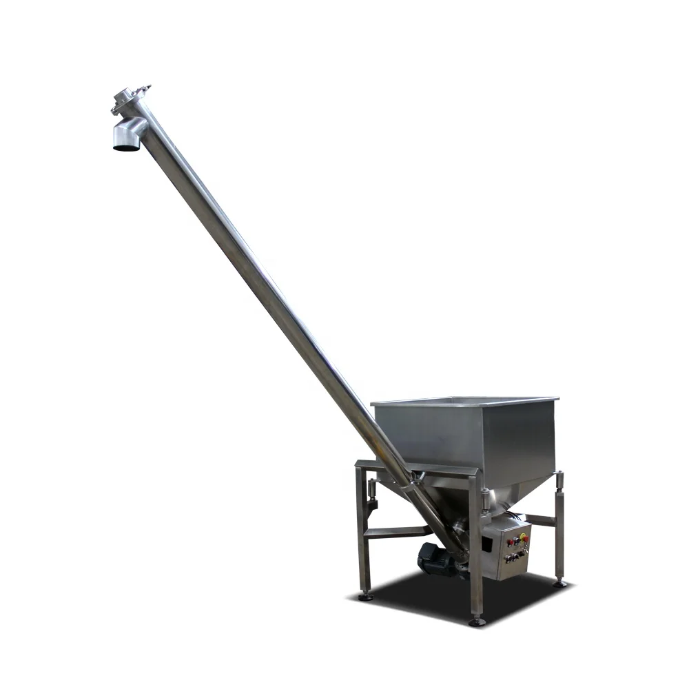 feed spiral conveyor with spice powder packaging machine