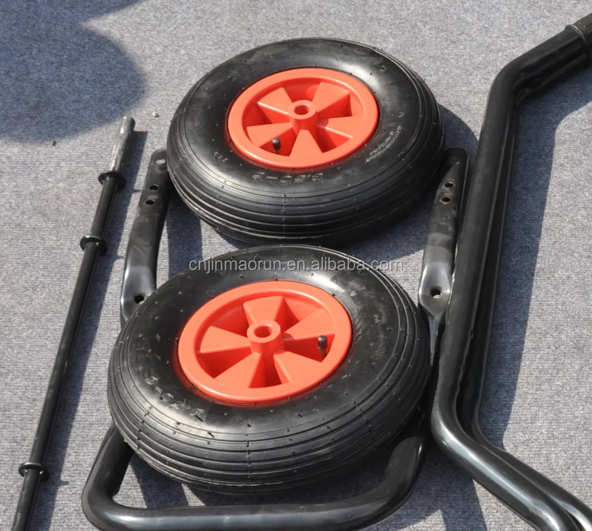 WB6406S 2 wheel metal garden wheelbarrow 100kgs