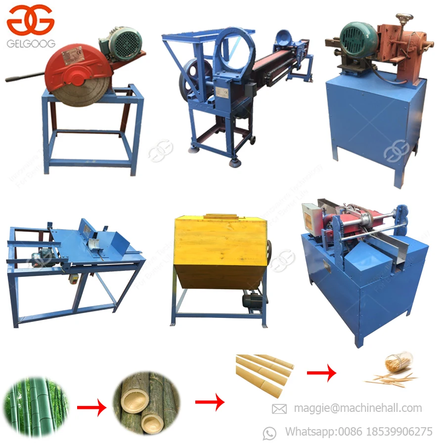 Factory Supply Tooth Picker Processing Production Line Tooth Stick Manufacturing Maker Bamboo Toothpick Making Machine Price (60716285176)