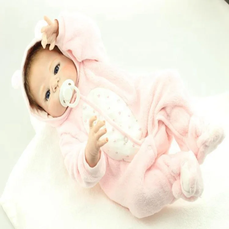 2018 New Reborn Baby Girl Doll 58cm Full Body Silicone Handmade Lifelike  Doll  gift  toy