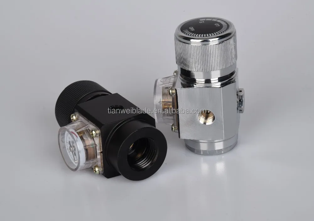 2017 New design High quality aluminum mini Co2 paintball regulator/paintball gun high pressure