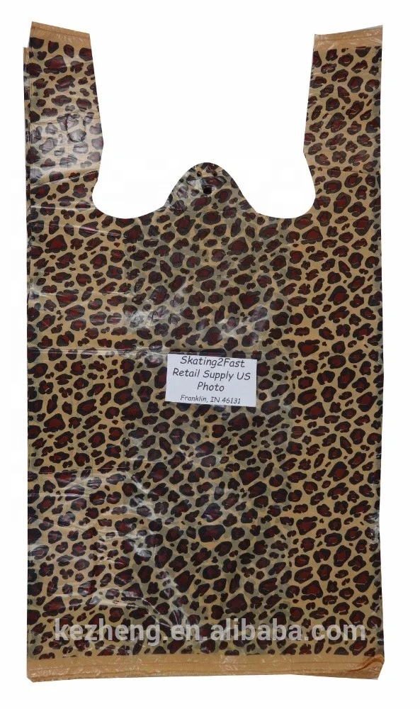 wholesale cheap fashion shopping plastic T-shirt bag