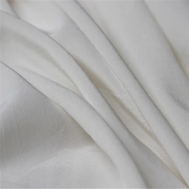 
 12101 шелк CDC натуральный белый 12 момме 44 'шелковая крепдешиновая ткань для окрашивания PFD 6A класс  