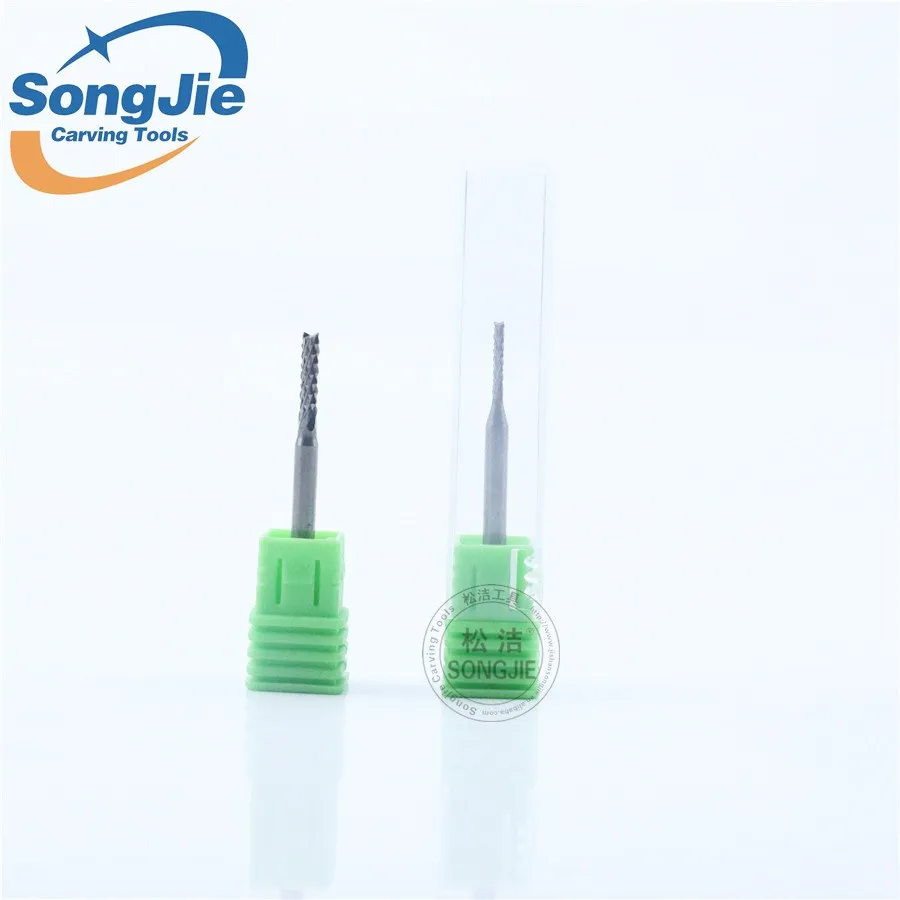 Corn Teeth End Mill PCB Milling Cutter CNC Router Bits Printed Circuit Board Cutter