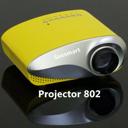 Christmas Sale RD-802 Mini Pico Portable Projector Full HD Home Theater Support For HDMI AV VGA TV