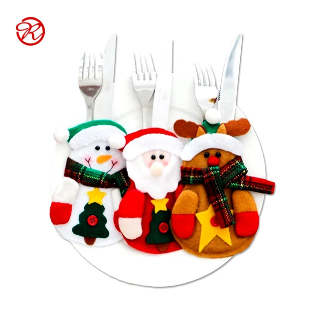 Лидер продаж, Рождественский держатель для столовых приборов в виде Санты, Интернет-магазин alibaba