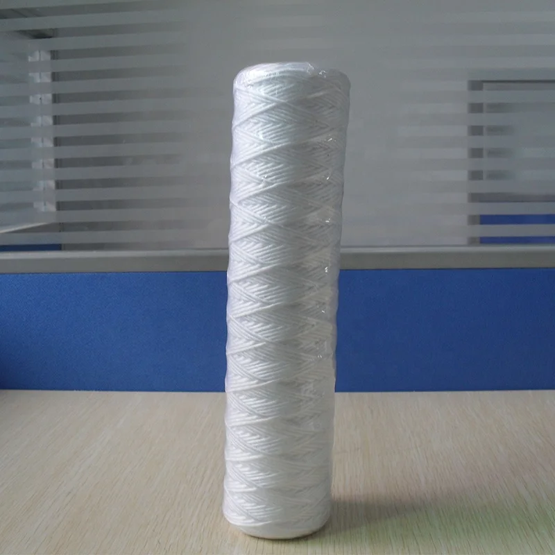 40 Inch 5 Micron PP Yarn Filter Cartridge and String Wound Filter for Sediment Filter