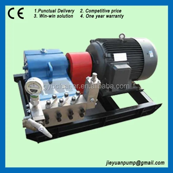 150bar~1500bar Petroleum Pipe Electric Motor Drive High Pressure Testing Pumps