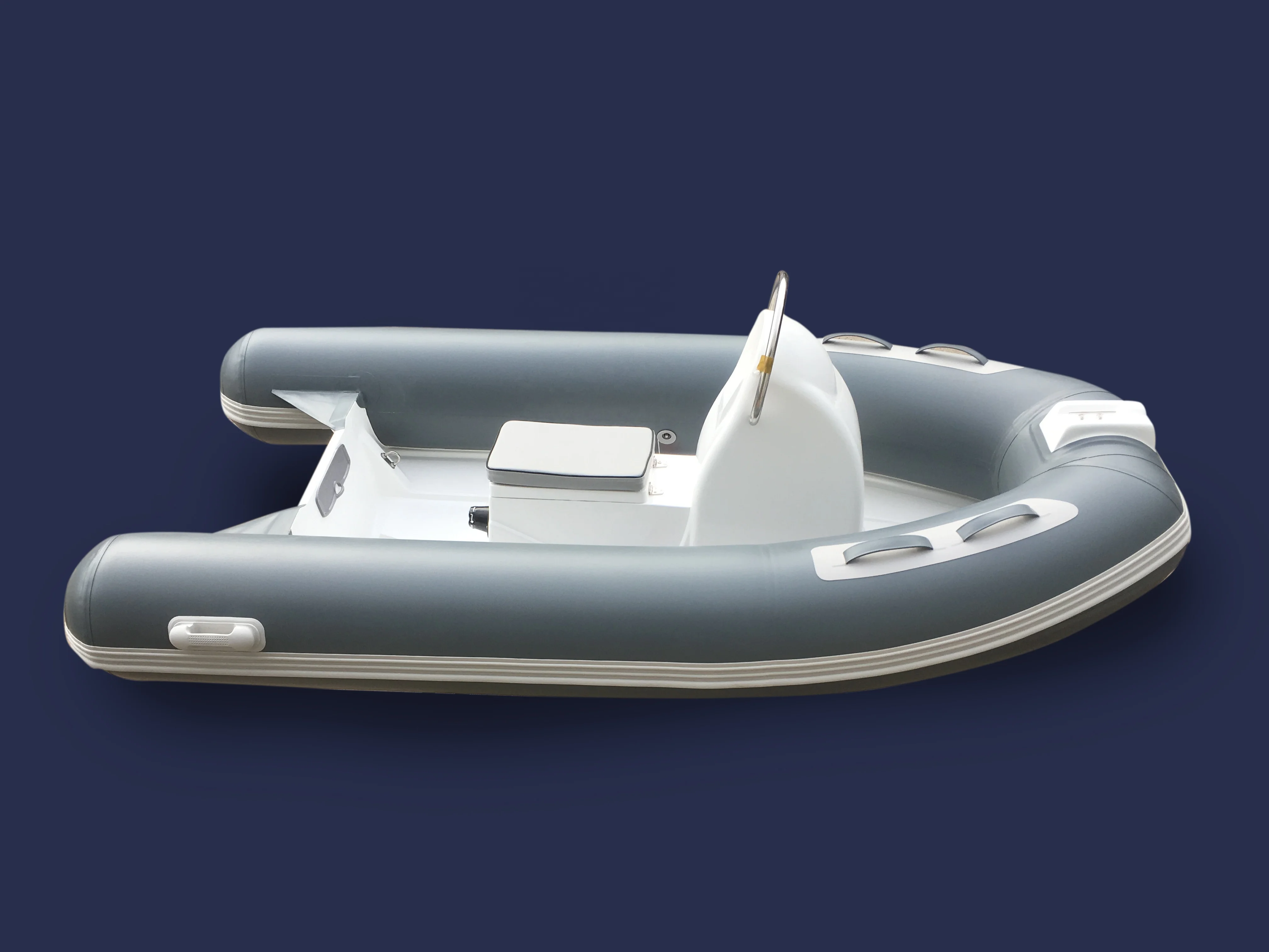 Goboat RIB300 3.0M 10Ft High Performance Aluminum Double Hull Deep PVC Hypalon Inflatable Boats For Sale RIB300