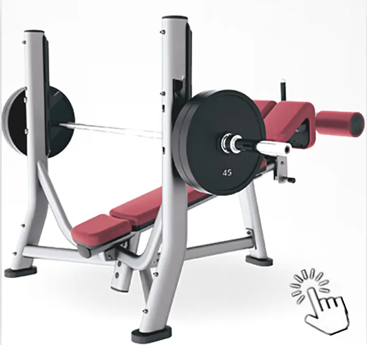 
second hand super commercial gym equipment for sale decline press RUIBU-9006 