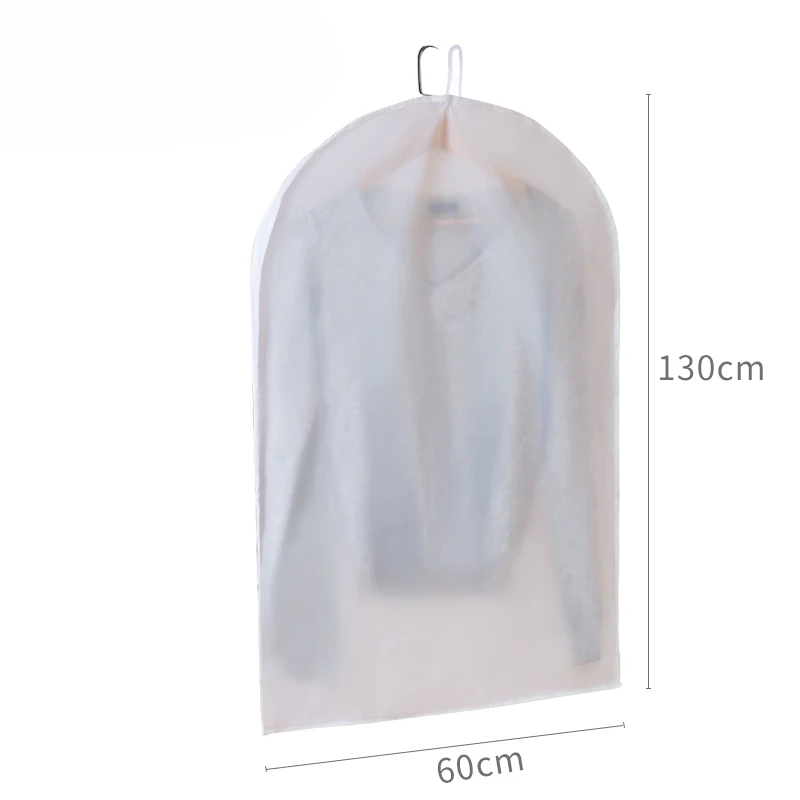 new Dust cover Protector Dress Jacket Dustproof  suit cover bag hanger plastic covers for clothes