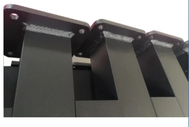 Post and  base plate for aluminum fence