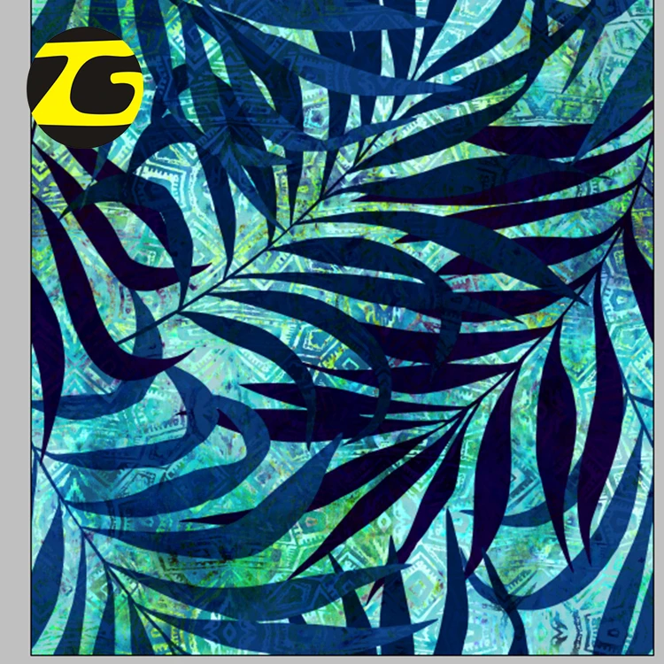 
Shaoxing textile custom digital print polyester jersey 2x2 rib knit fabric women apparel 