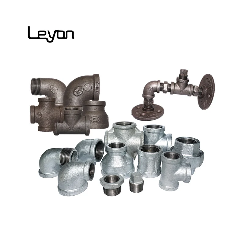 pluming fittings gi pipe fitting 30 degree pipe elbow bspt water filter pipe fittings black 130 tee socket  4 hole flange