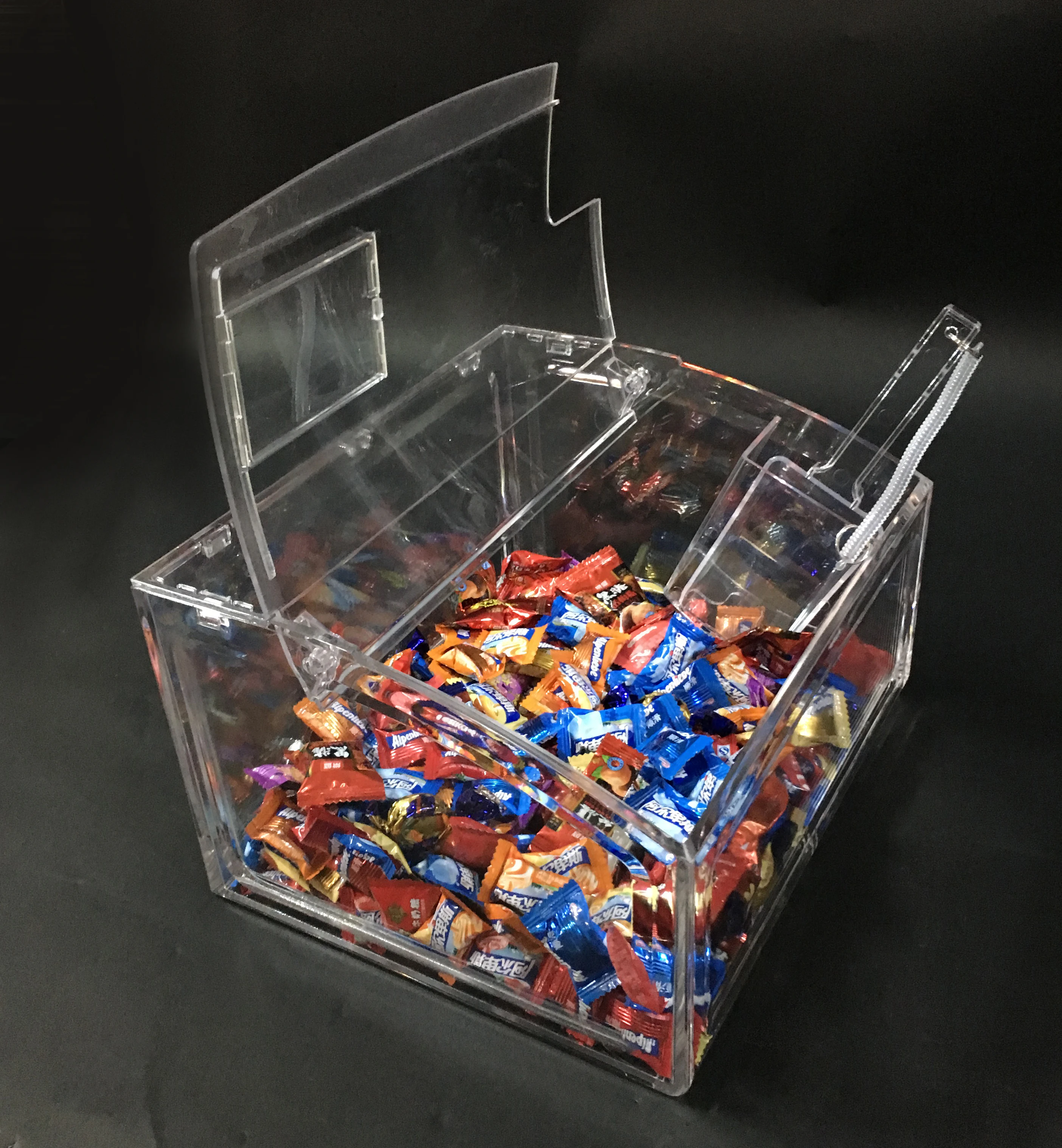 Bulk Seeds Dividers Grain Nuts Bulk Dry Food Dispensers with Scoop