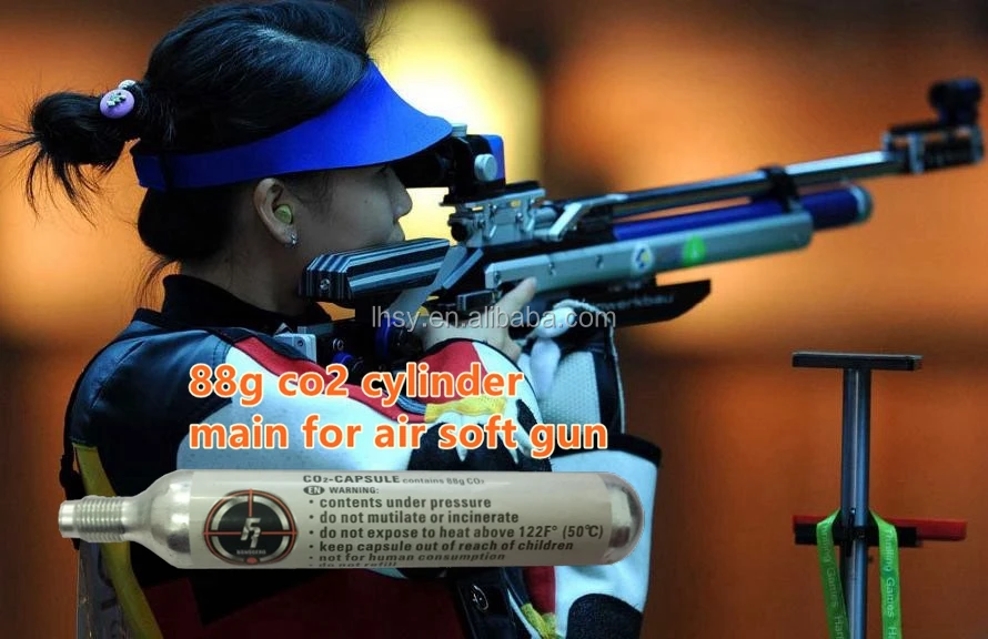 Высокое качество, заводская цена, мини co2 Картридж для газового баллона, бак 12 г 88 г для пистолета для страйкбола/пневматического пистолета