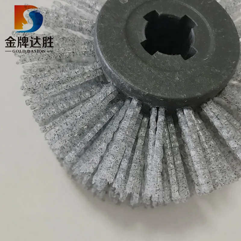 Abrasive wire wheel brush drum burnishing polishing wheel grit for wooden
