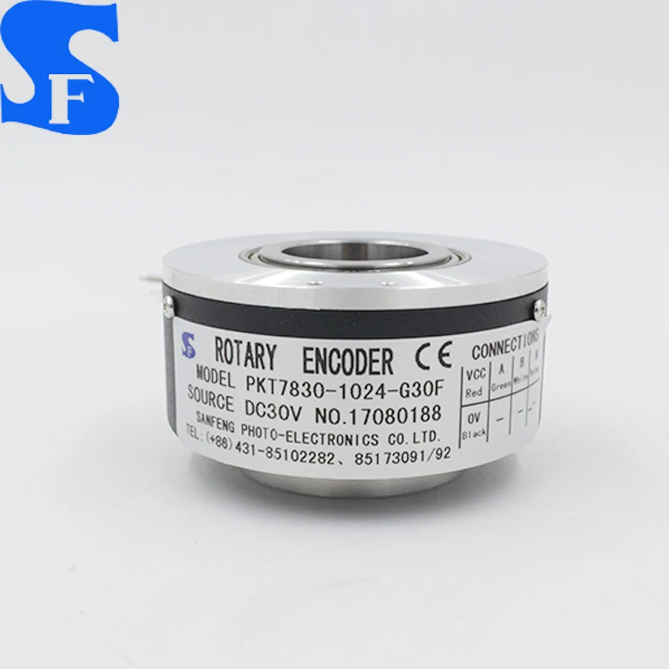 PKT7830-1024Z-G8-30F series  30mm hollow shaft 1024ppr elevator using incremental optical encoder
