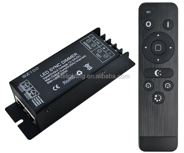 LED Sync Dimmer controller with RF button remote