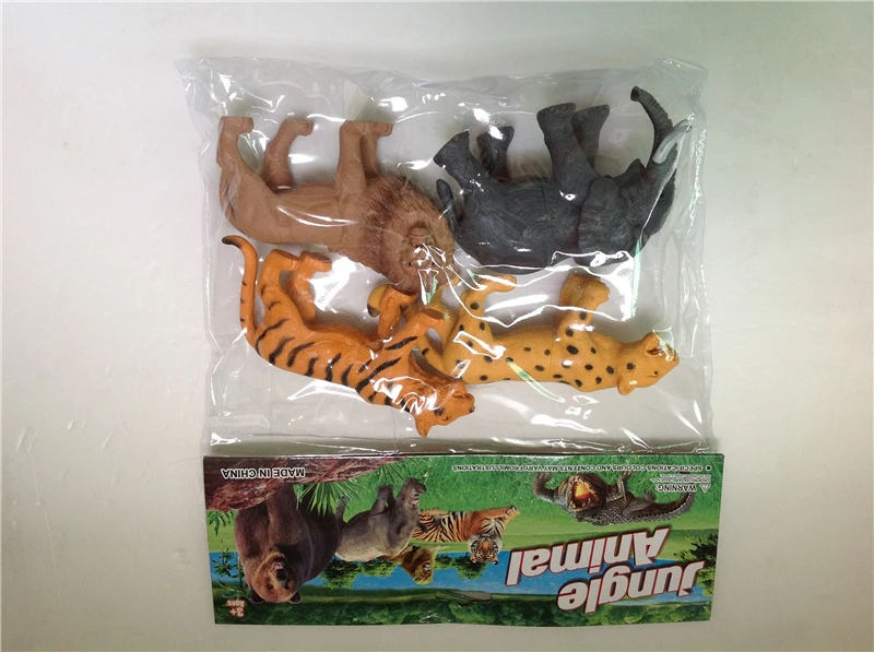 Wholesale cheap plastic zoo animals simulation farm/wild animal for kid