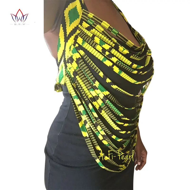 BRW 2019 африканские ожерелья из Анкары вощеная ткань красочное ожерелье шаль африканская Анкара Ручная работа ожерелье этнические ювелирные изделия WYB13