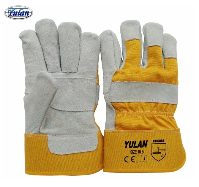 Yulan LC101 Beekeeping Gloves in Cowhide Leather, Bee Keepers Gloves AB Grade