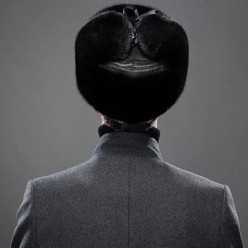 Custom winter mink fur hat