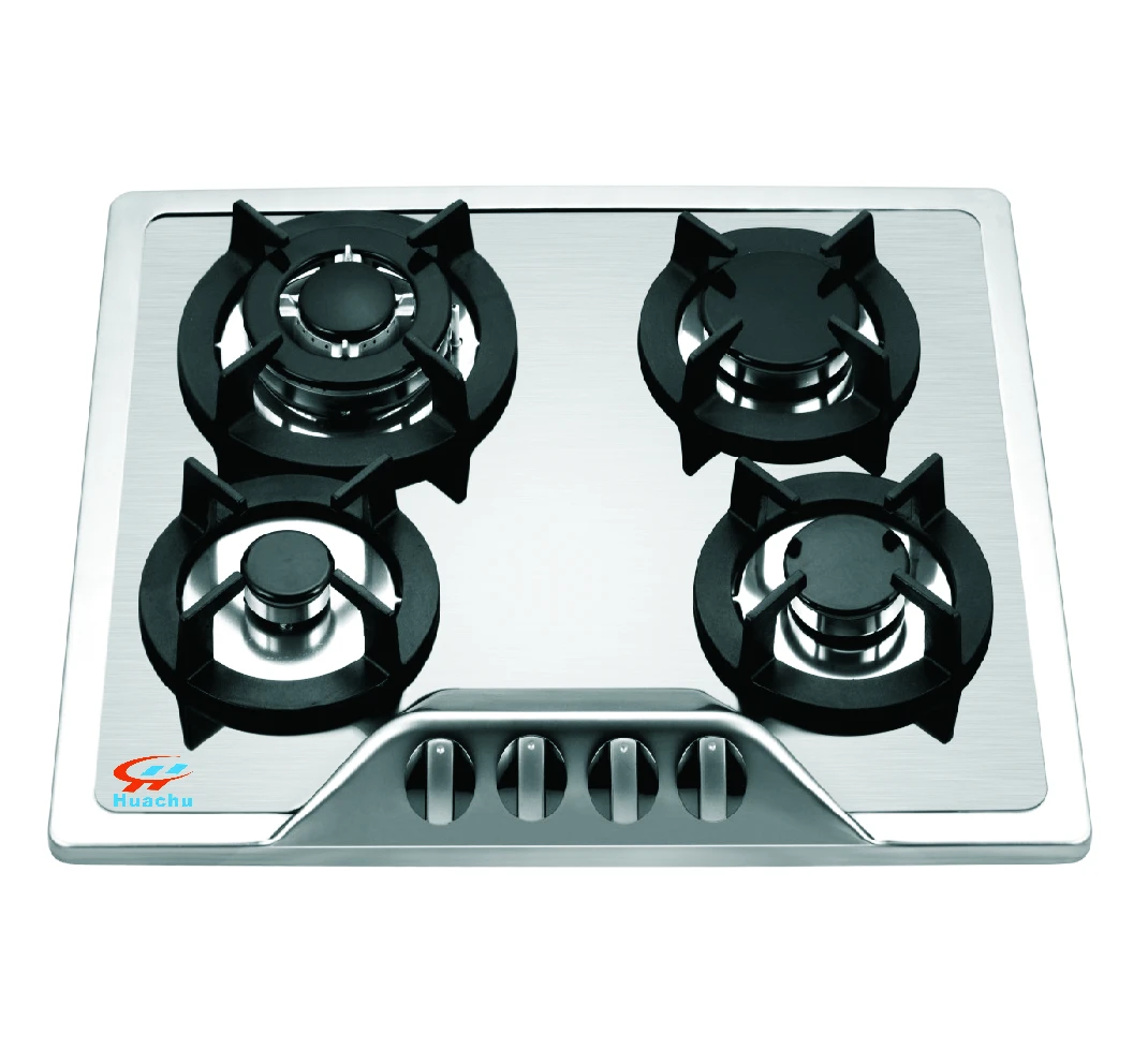 Built-in stainless steel 4 burner cooktops propane gas stove butane gas cooker