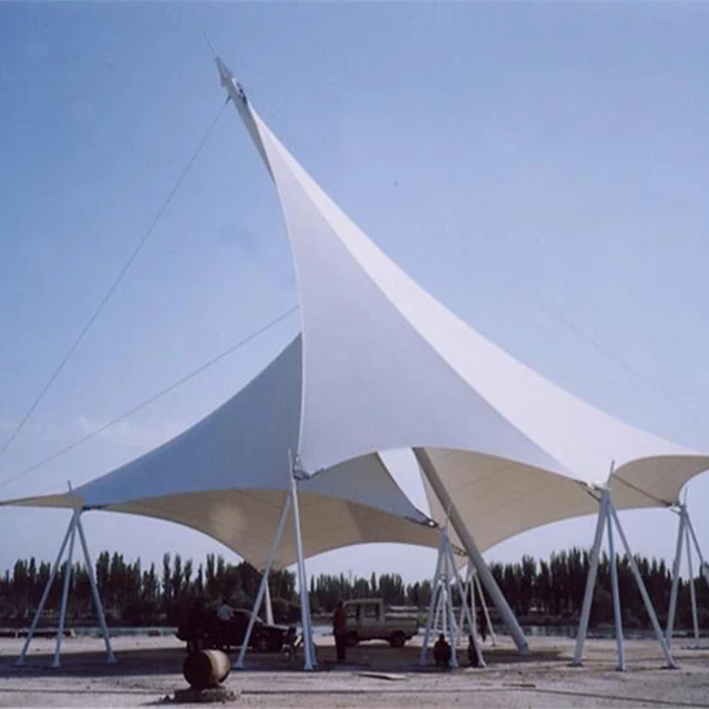 
Car Parking Tension Membrane Structure Construction. 