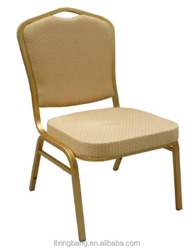 wholesale manufacture golden  banquet hall furniture used banquet chairs