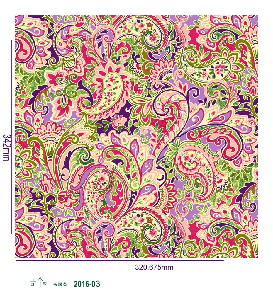 
Soft printed flower rayon fabric 