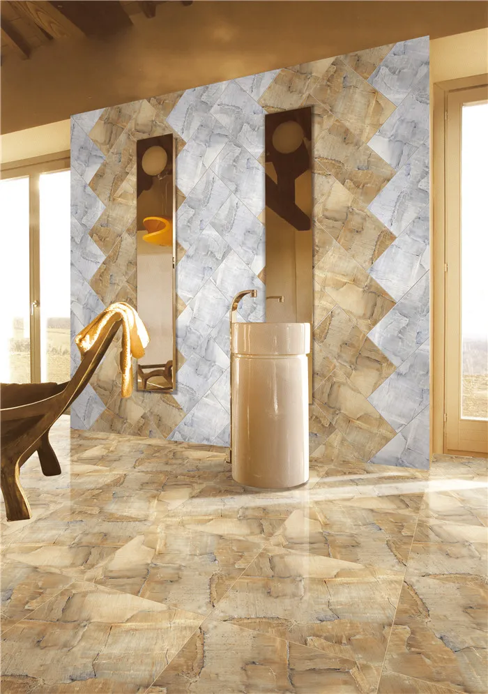 Interior House floor tiles standard size 600*600 well design marble tiles
