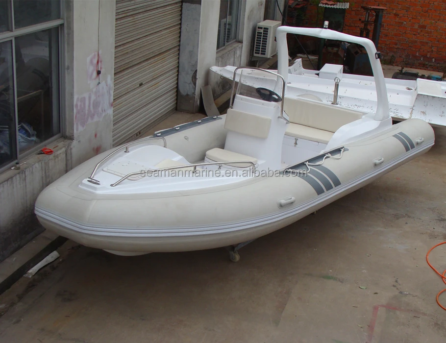rigid inflatable rib boat 580cm with Hypalon or PVC high pressure air tube