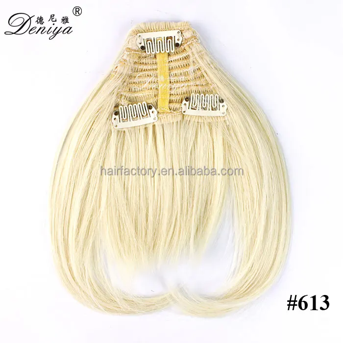 
Hot sale virgin human hair bang high quality fringe for lady 